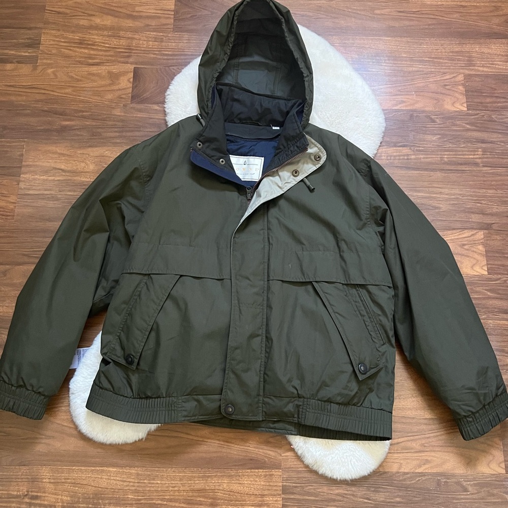 Men's London fog Olive Hooded Jacket